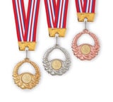レリーフ交換式メダル